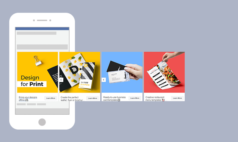 Hình minh họa Facebook Carousel Ads