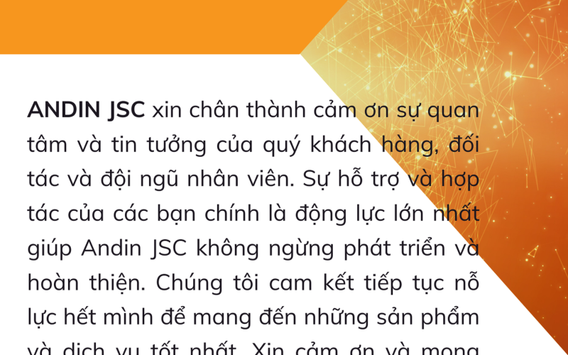 Hồ sơ năng lực ANDIN JSC